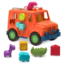 Ciężarówka Safari z klockami sorterami – Safari Shape Sorter Truck