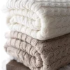 Kocyki|Kocyki | My Memi Ciepły kocyk ze 100% wełny merino warm beige - premium collection