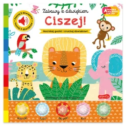 2-5 Lat|0-2 Lat | HarperCollins Ciszej! Akademia Mądrego Dziecka. Zabawy z dźwiękiem