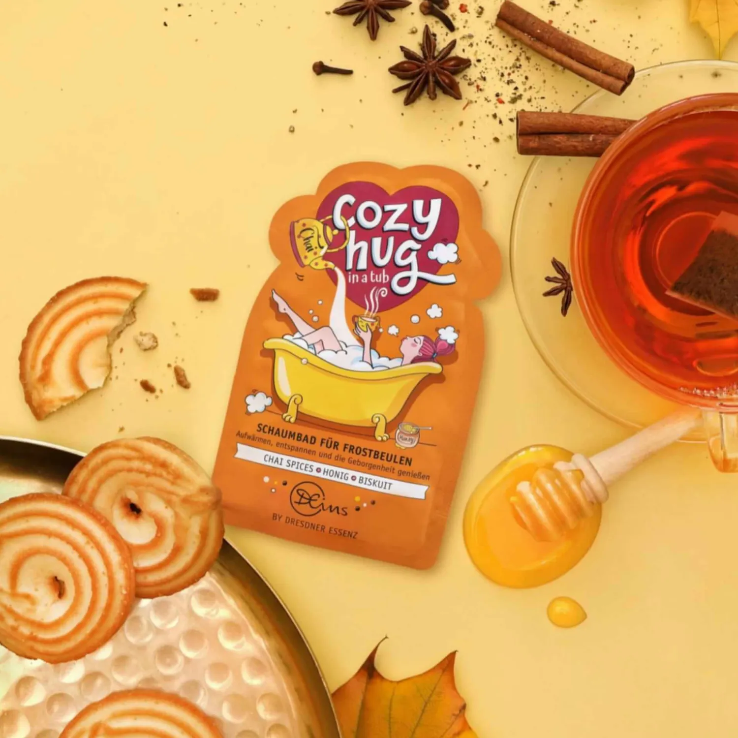 Naturalne Kosmetyki Dla Mam|Naturalne Kosmetyki | Dresdner ESSENZ COZY HUG IN A TUB - płyn do kąpieli, 40ml