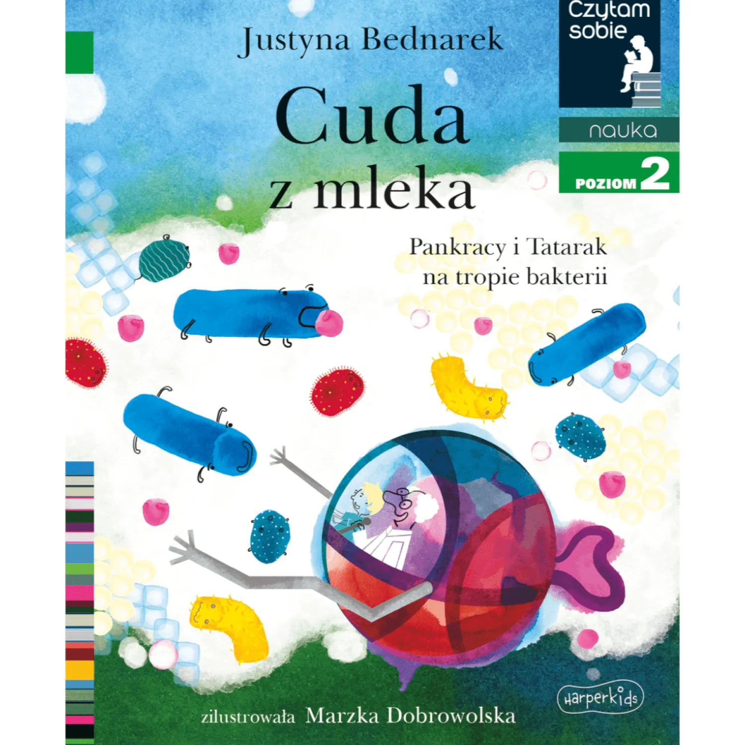 5-8 Lat|2-5 Lat | HarperCollins Cuda z mleka. Pankracy i Tatarak na tropie bakterii. Czytam sobie. Poziom 2