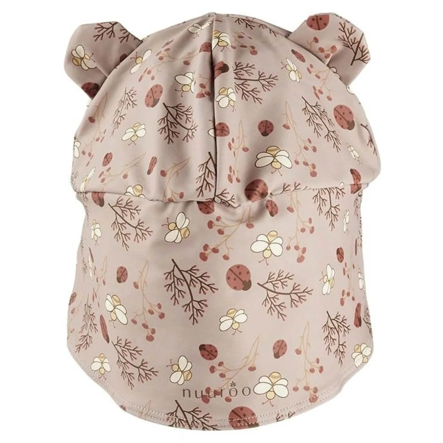 Nakrycie Głowy|Na Główkę | Nuuroo Czapeczka kąpielowa przeciwsłoneczna UV 50+ Sand Flower Bee