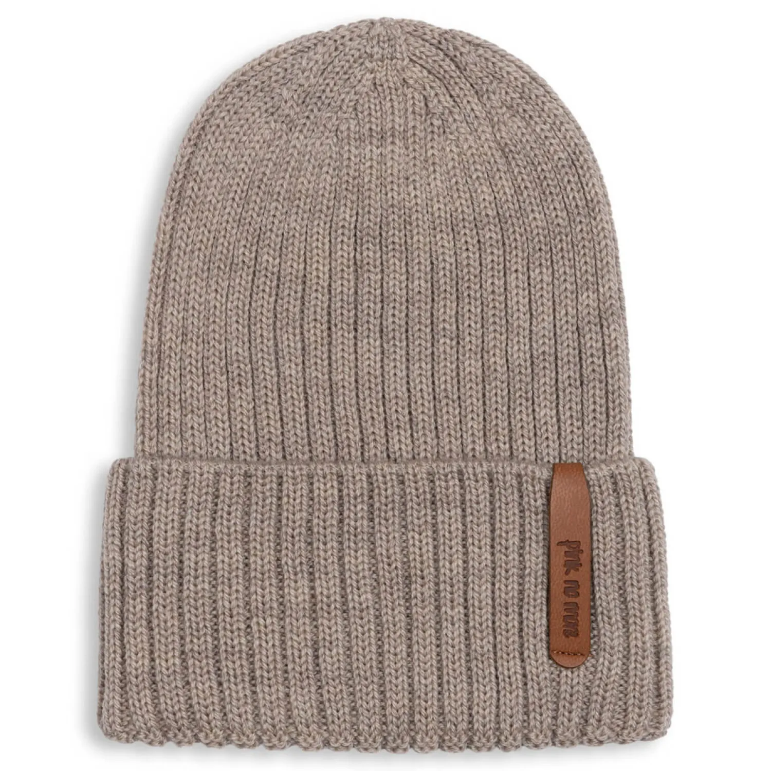 Na Główkę | Pink no More Czapka Beanie Merino MOKKA
