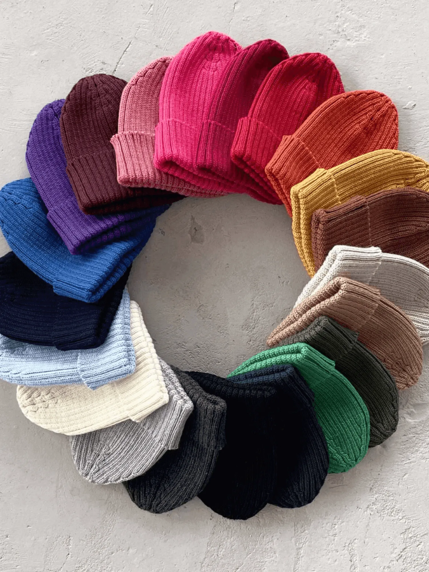 Na Główkę|Czapki | Kopyto Czapka w prążek 100% wełny merino Ryś - jasny beżowy