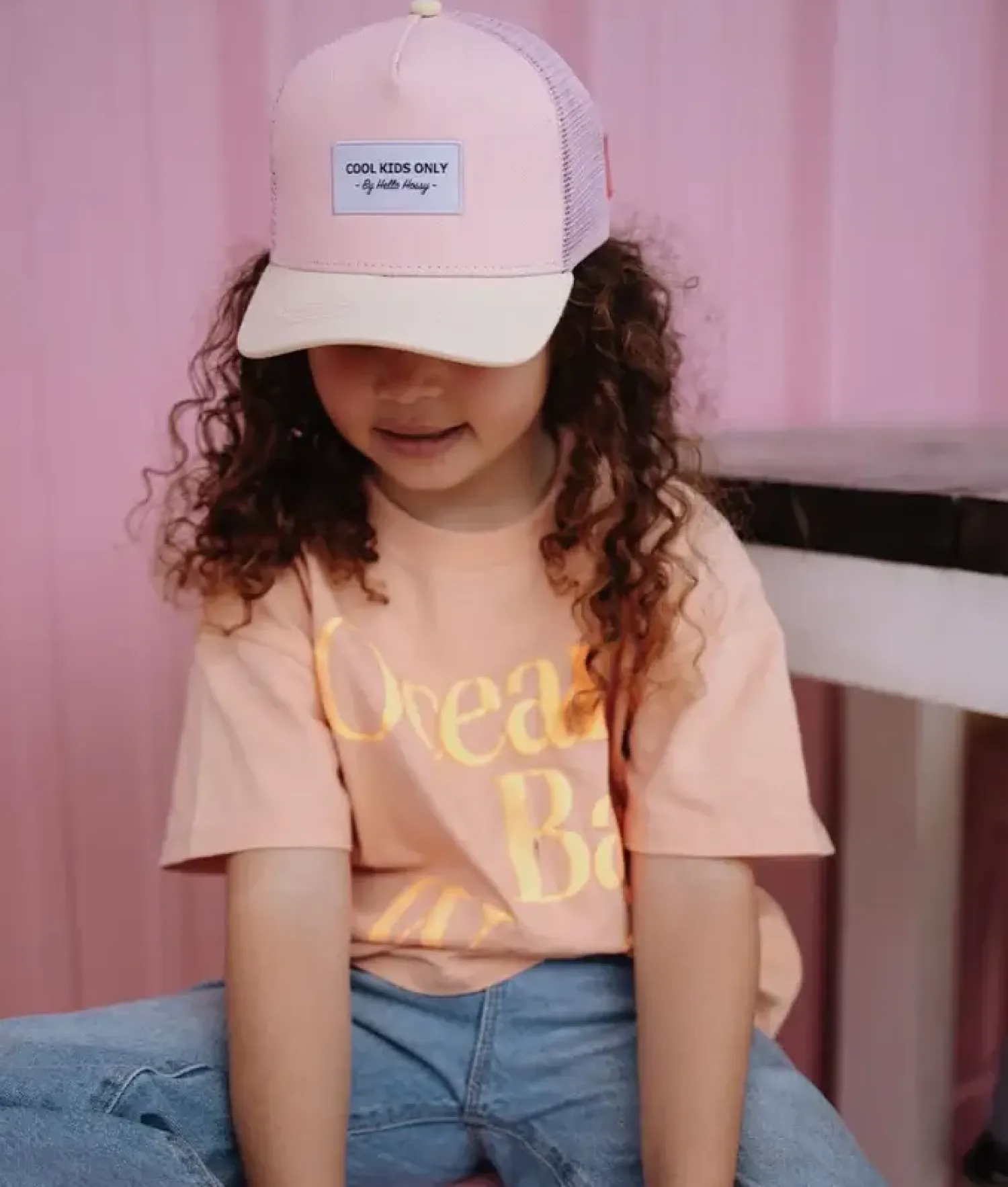 Na Główkę|Nakrycie Głowy | Hello Hossy Czapka z daszkiem Mini Powder Pink