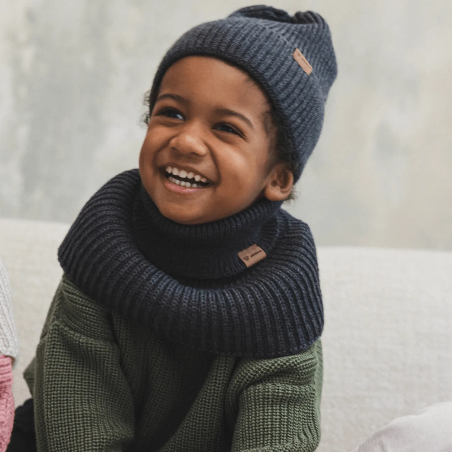 Czapka zimowa merino WINTER GRAPHITE