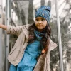 Czapka z kominem wiosenno-jesienna WILD SPOTS