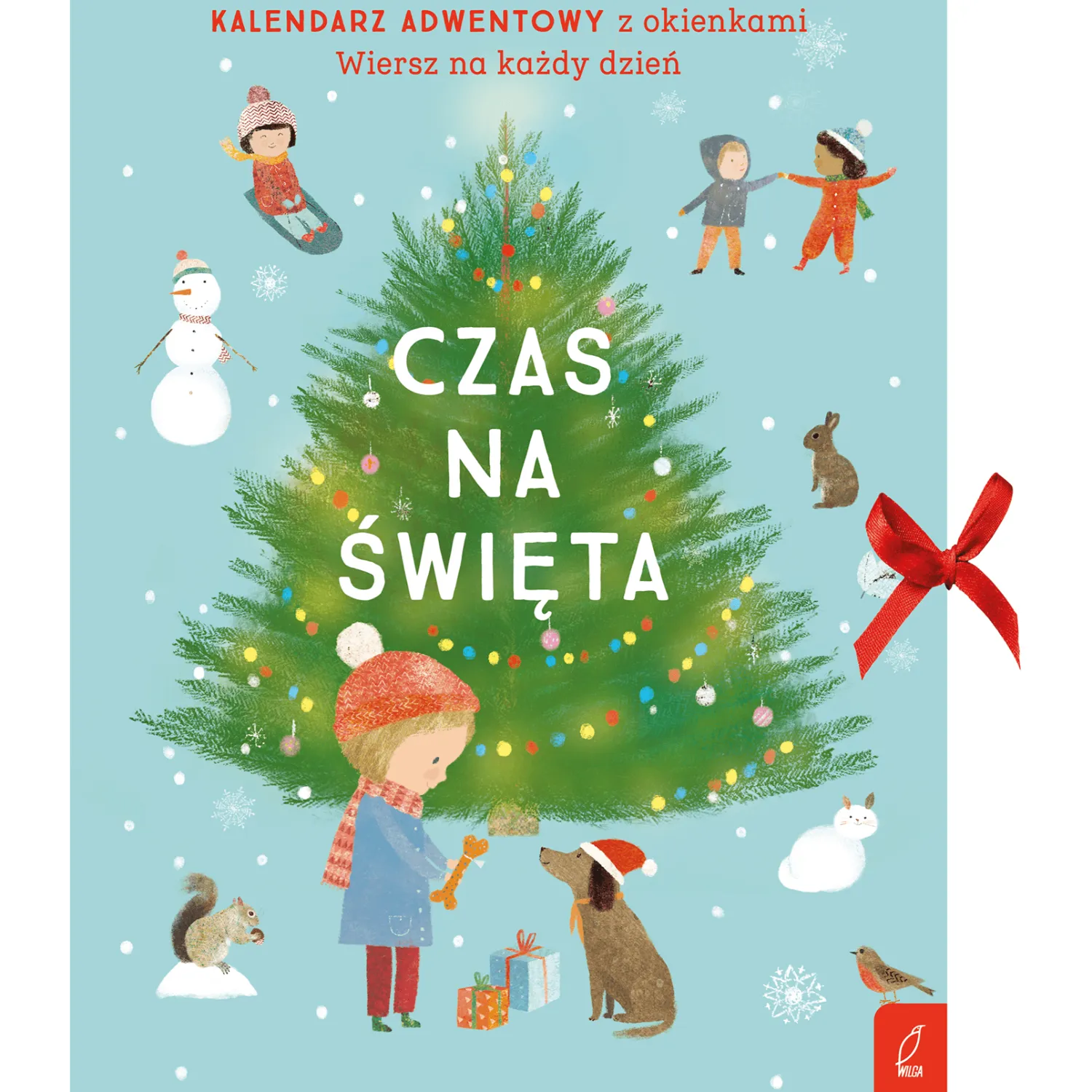 Świąteczne|5-8 Lat | Wydawnictwo Wilga Czas na święta. Kalendarz adwentowy z okienkami