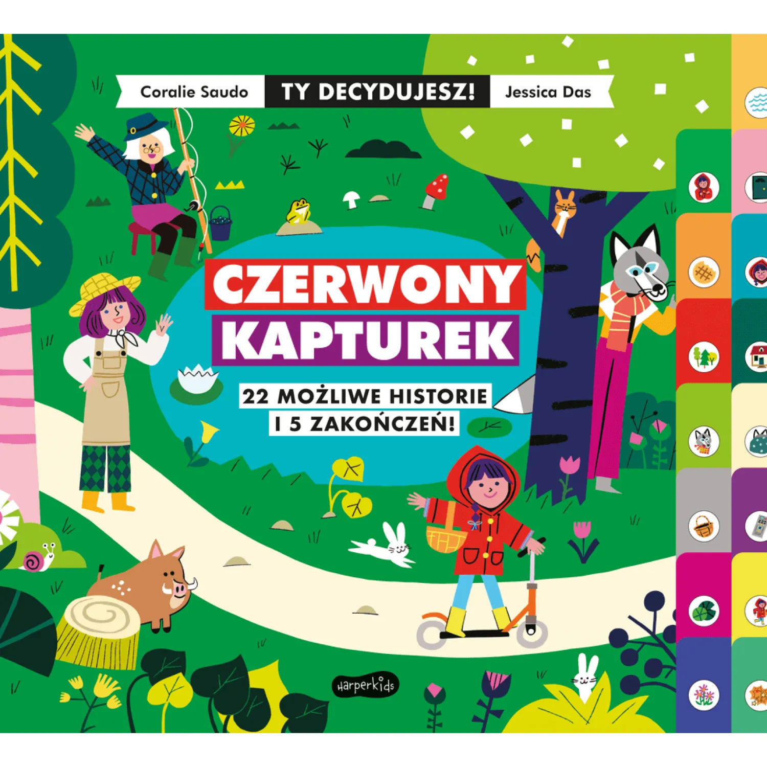 5-8 Lat|2-5 Lat | HarperCollins Czerwony Kapturek. Ty decydujesz