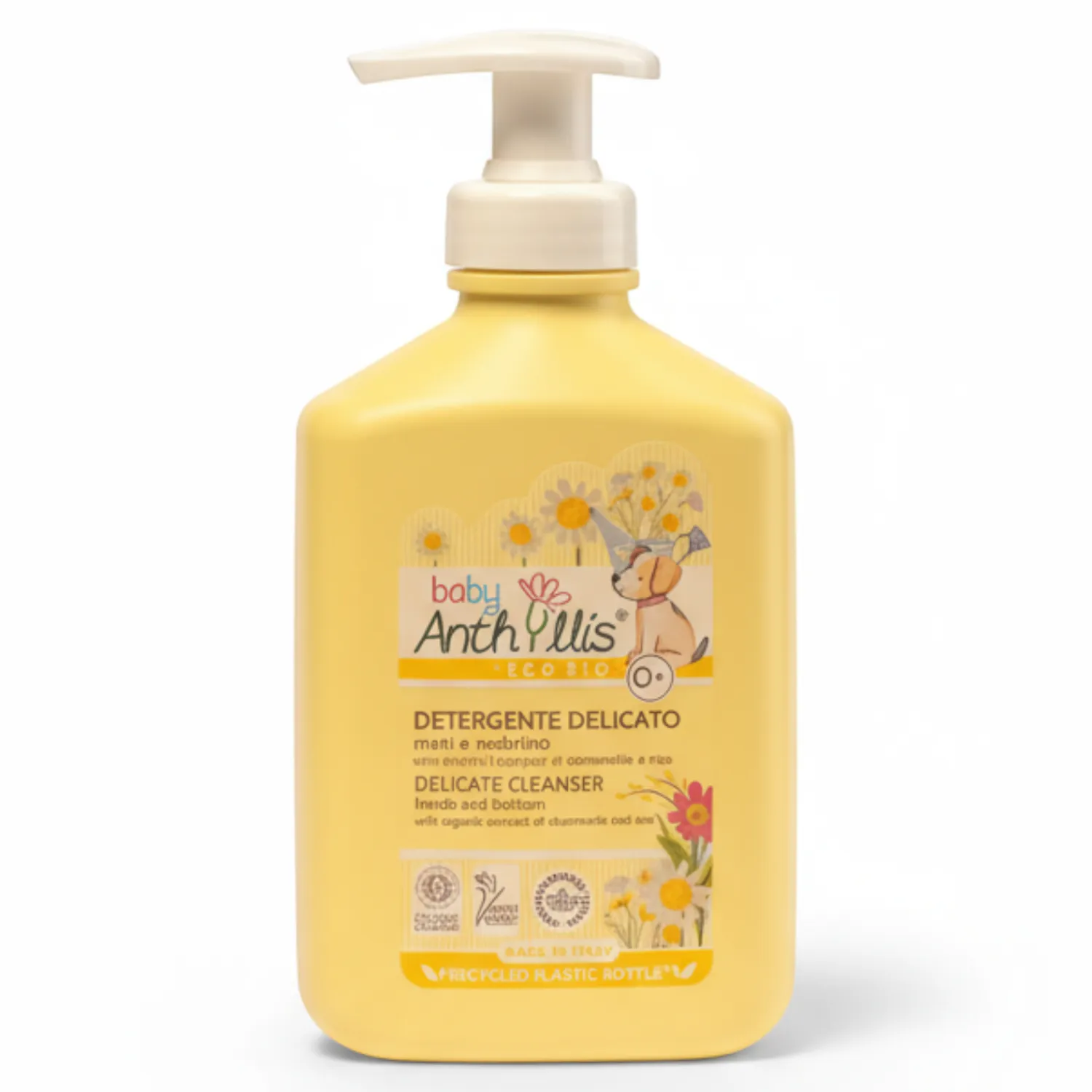 Naturalne Kosmetyki|Naturalne Kosmetyki | Baby Anthyllis Delikatny płyn do mycia twarzy, rąk i higieny intymnej dla dzieci i niemowląt, 300 ml