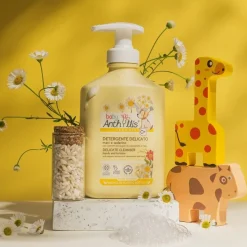 Naturalne Kosmetyki|Naturalne Kosmetyki | Baby Anthyllis Delikatny płyn do mycia twarzy, rąk i higieny intymnej dla dzieci i niemowląt, 300 ml
