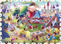 Puzzle|7 Lat+ | Ludattica DETECTIVE PUZZLE - puzzle, gra detektywistyczna - BAŚNIOWA KRAINA