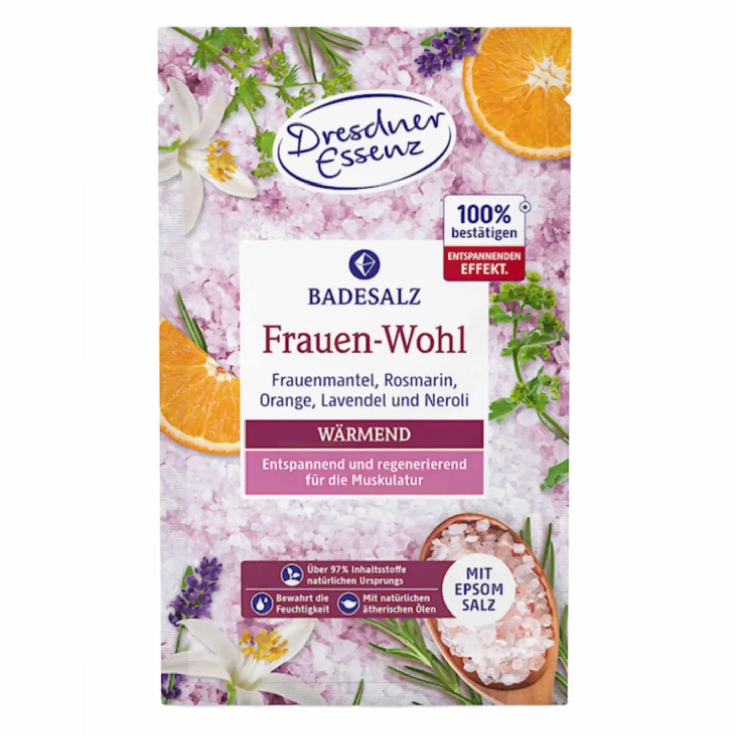 Dla dobrego samopoczucia kobiet - sól do kąpieli z solą epsom, 60 g