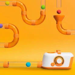 6 Lat+|Aktywizujące | Fat Brain Toys Dmuchawa do piłek Air Toobz