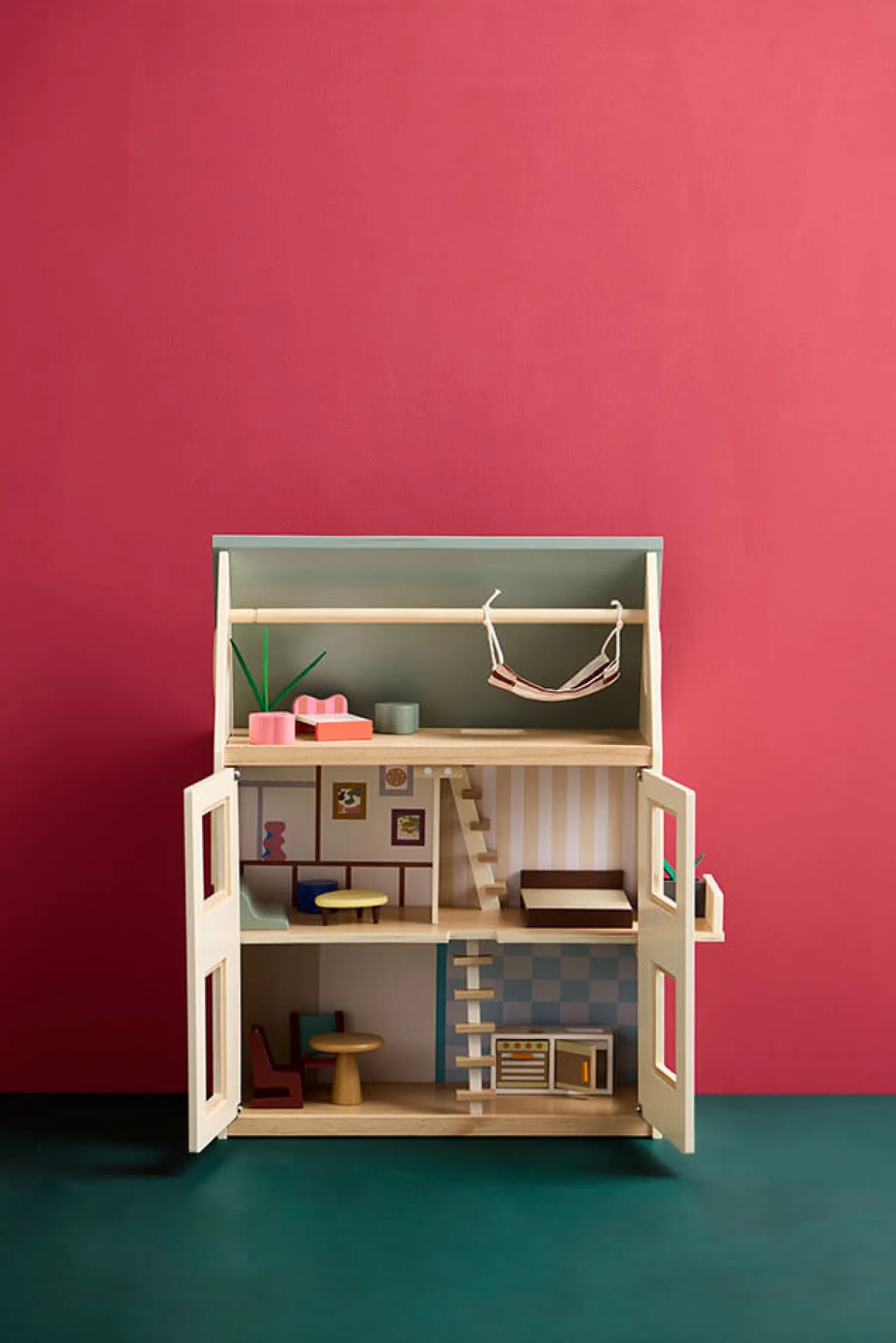 6 Lat+|3 Lata + | Kids Concept Domek dla lalek AIDEN