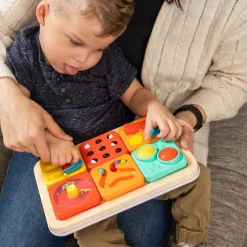 Idealne W Podróży|12M+ | Fat Brain Toys Drewniana baza tablicy PlayTab