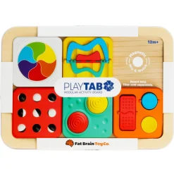 Idealne W Podróży|12M+ | Fat Brain Toys Drewniana baza tablicy PlayTab