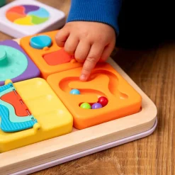 Idealne W Podróży|12M+ | Fat Brain Toys Drewniana baza tablicy PlayTab