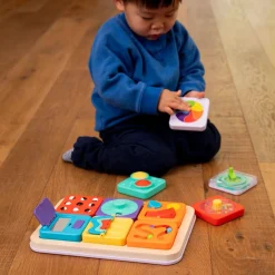 Idealne W Podróży|12M+ | Fat Brain Toys Drewniana baza tablicy PlayTab