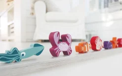 6 Lat+|3 Lata + | Tender Leaf Toys Drewniana gra zręcznościowa - Mieszkańcy rafy