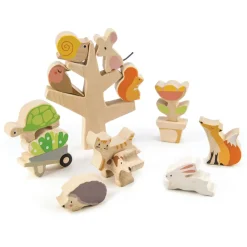 2 Lata +|Drewniane | Tender Leaf Toys Drewniana gra zręcznościowa - Przyjaciele Ogrodu