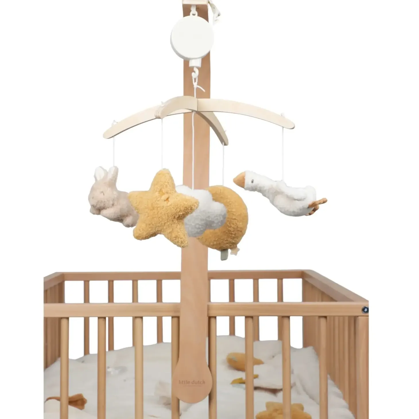 Drewniana karuzela do łóżeczka Newborn Naturals FSC