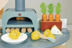 2 Lata +|Drewniane | Tender Leaf Toys Drewniana kuchnia XXL z piekarnikiem La Fiamma Grand Kitchen