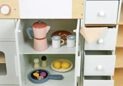 2 Lata +|Drewniane | Tender Leaf Toys Drewniana kuchnia XXL z piekarnikiem La Fiamma Grand Kitchen
