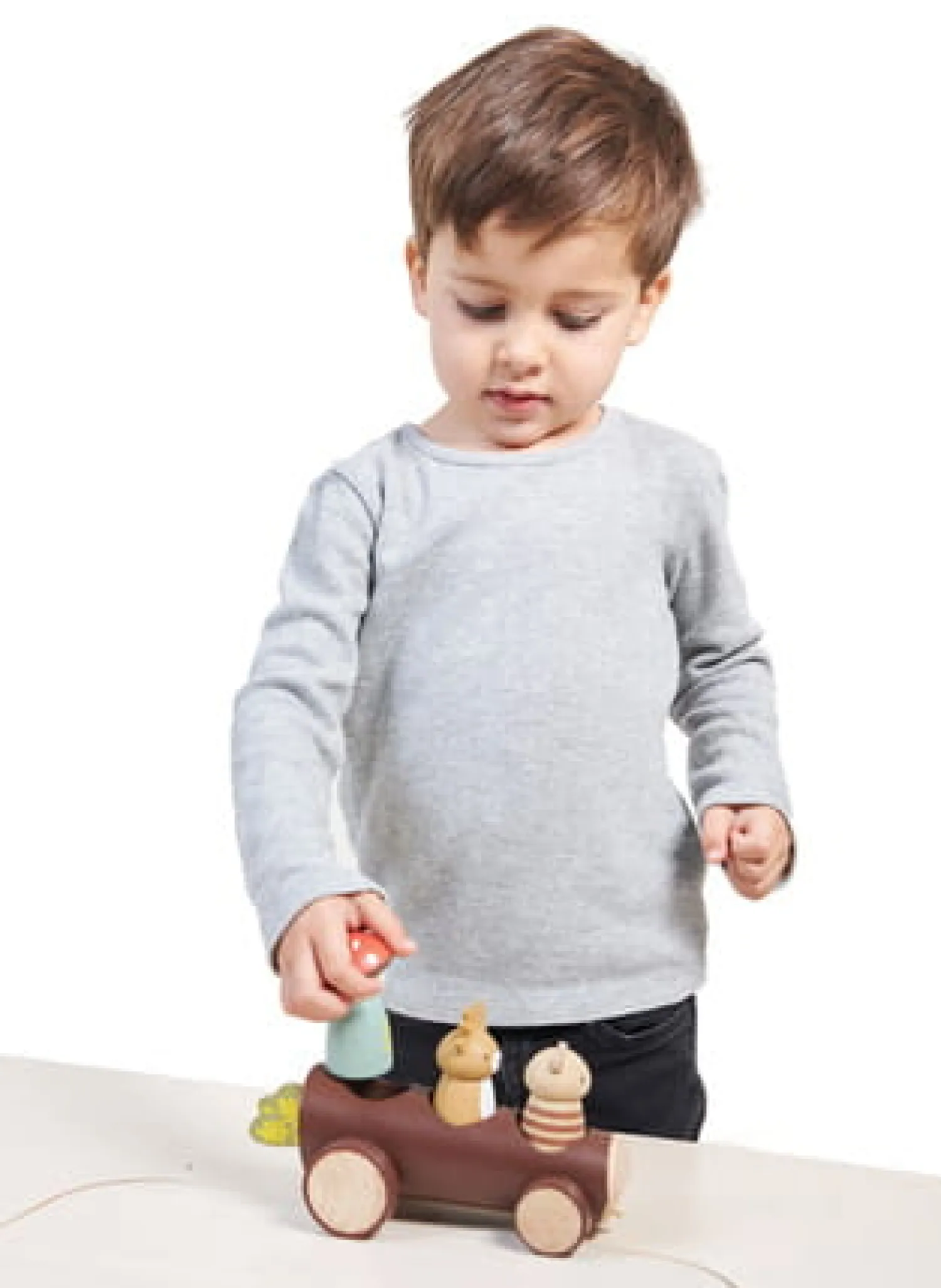 4 Lata +|Drewniane | Tender Leaf Toys Drewniana leśna taksówka