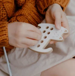 Montessori|Idealne W Podróży | Milin Drewniana mała przeplatanka - Kotka Balbinka