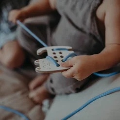 Montessori|Idealne W Podróży | Milin Drewniana mała przeplatanka - Kotka Balbinka