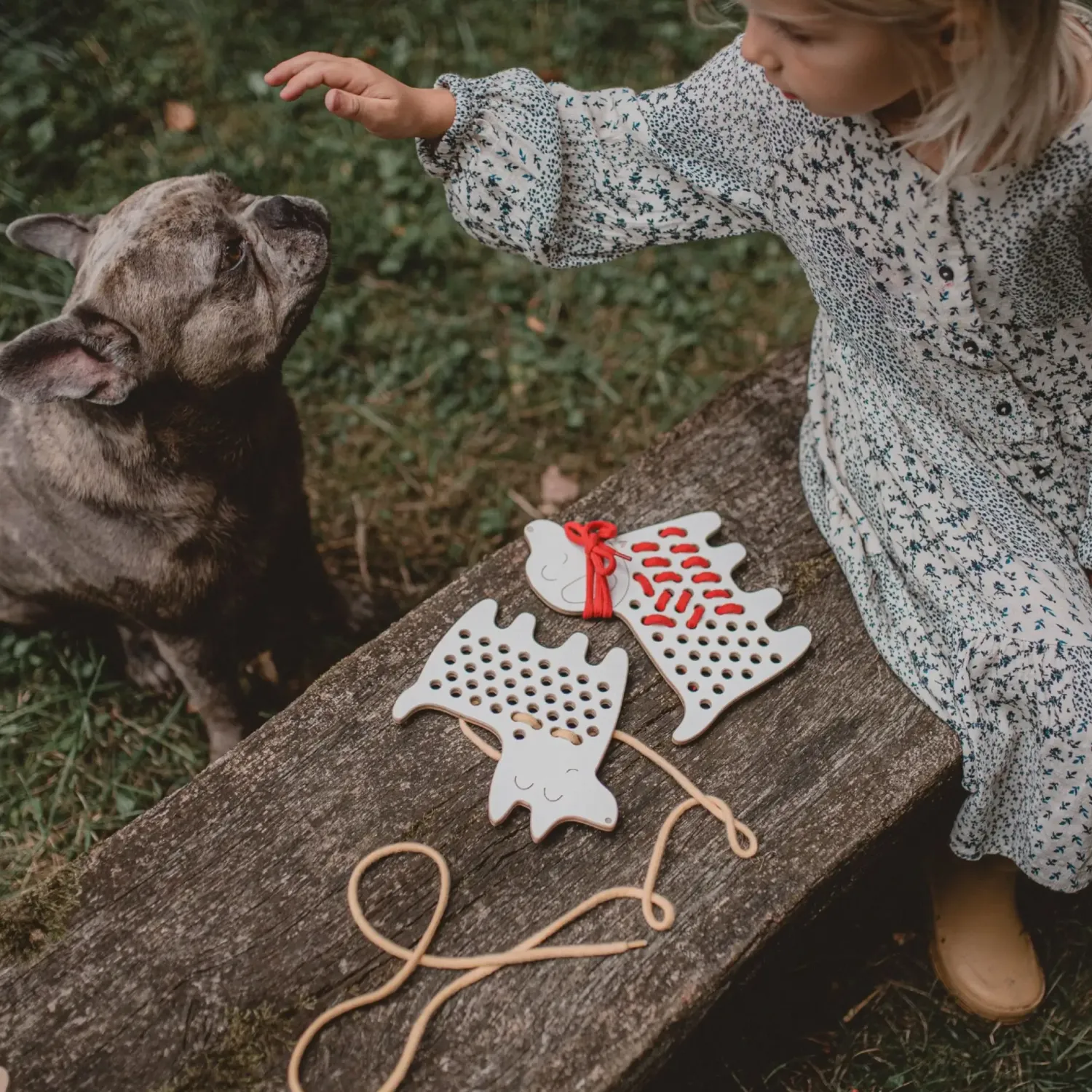 Idealne W Podróży|6 Lat+ | Milin Drewniana przeplatanka - Pies Oskar