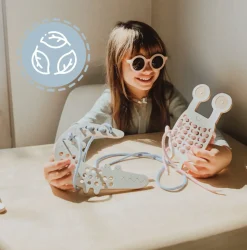 Montessori|Idealne W Podróży | Milin Drewniana przeplatanka - Trzeszczyk