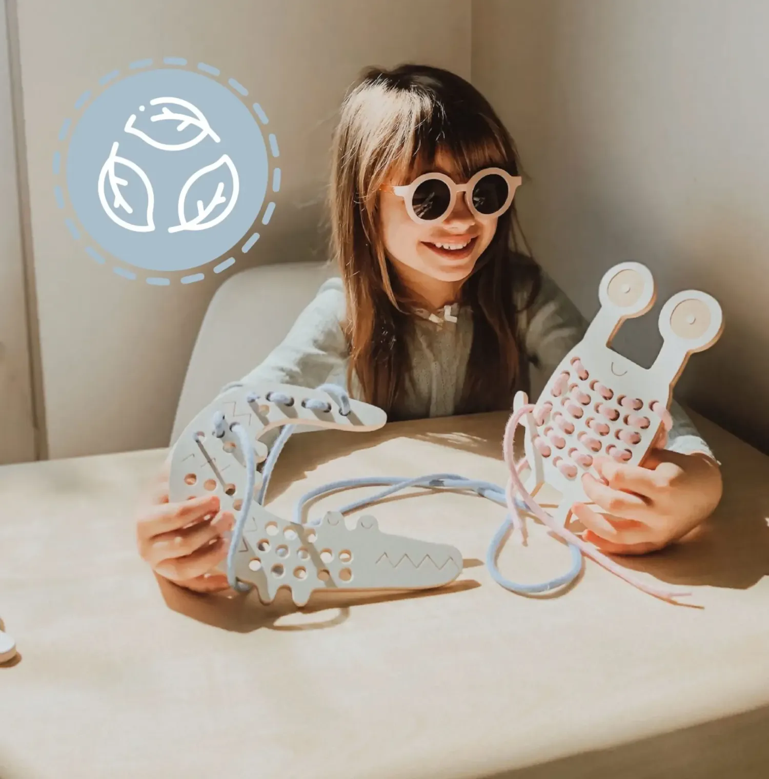 Montessori|Idealne W Podróży | Milin Drewniana przeplatanka - Trzeszczyk