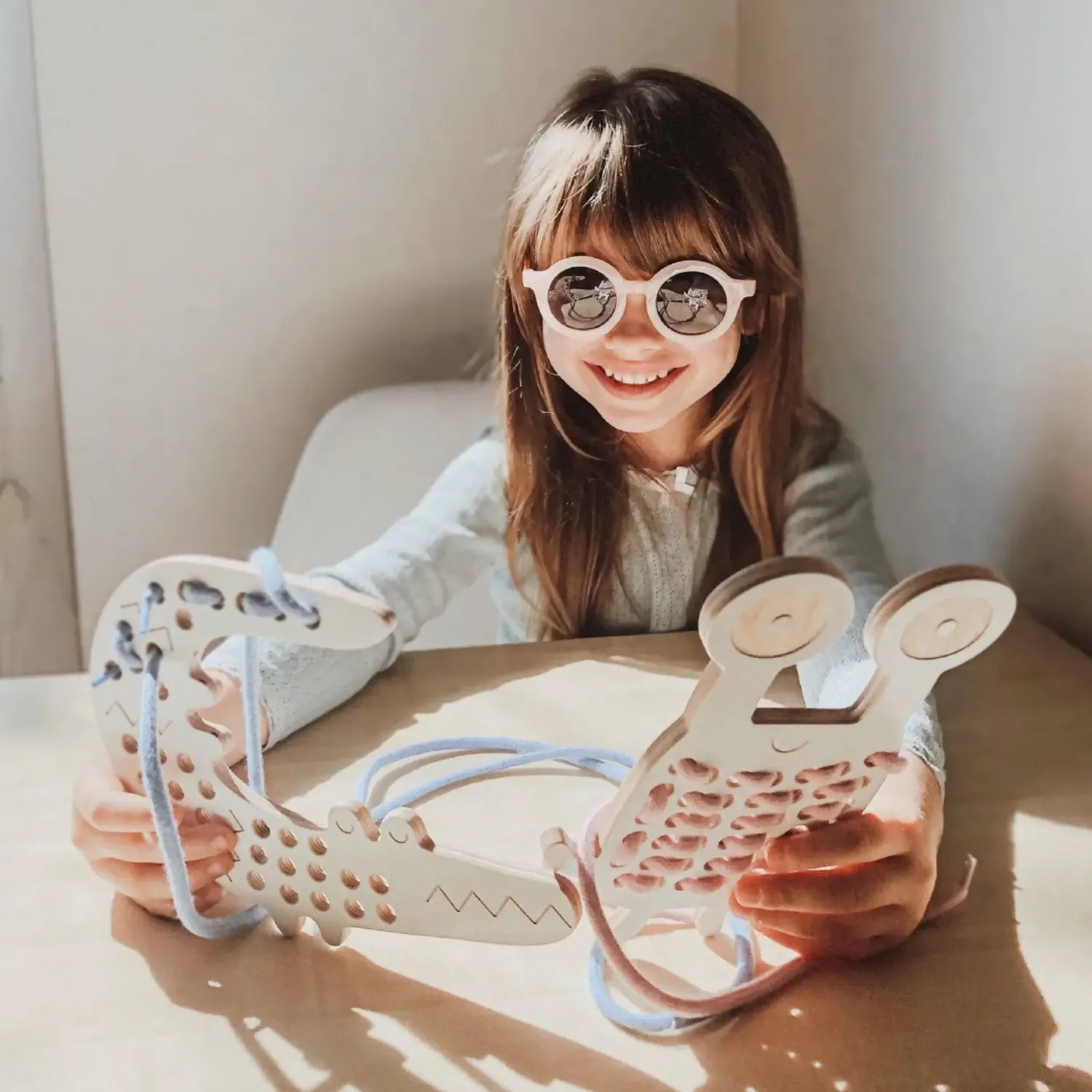 Montessori|Idealne W Podróży | Milin Drewniana przeplatanka - Trzeszczyk