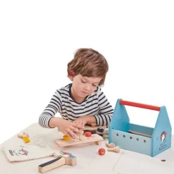 3 Lata +|2 Lata + | Tender Leaf Toys Drewniana skrzynka z narzędziami