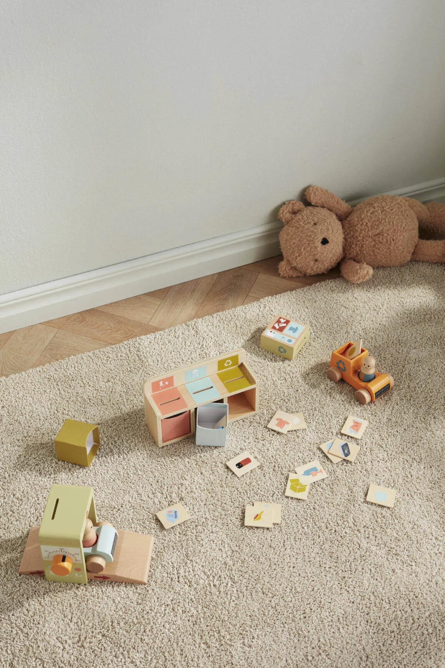 Odgrywanie Ról|Drewniane | Kids Concept Drewniana stacja recyklingu