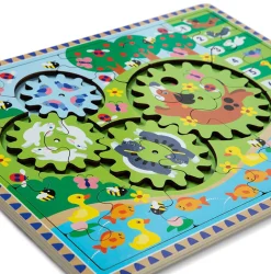 Drewniane|Puzzle | Melissa & Doug Drewniana układanka zwierzęta