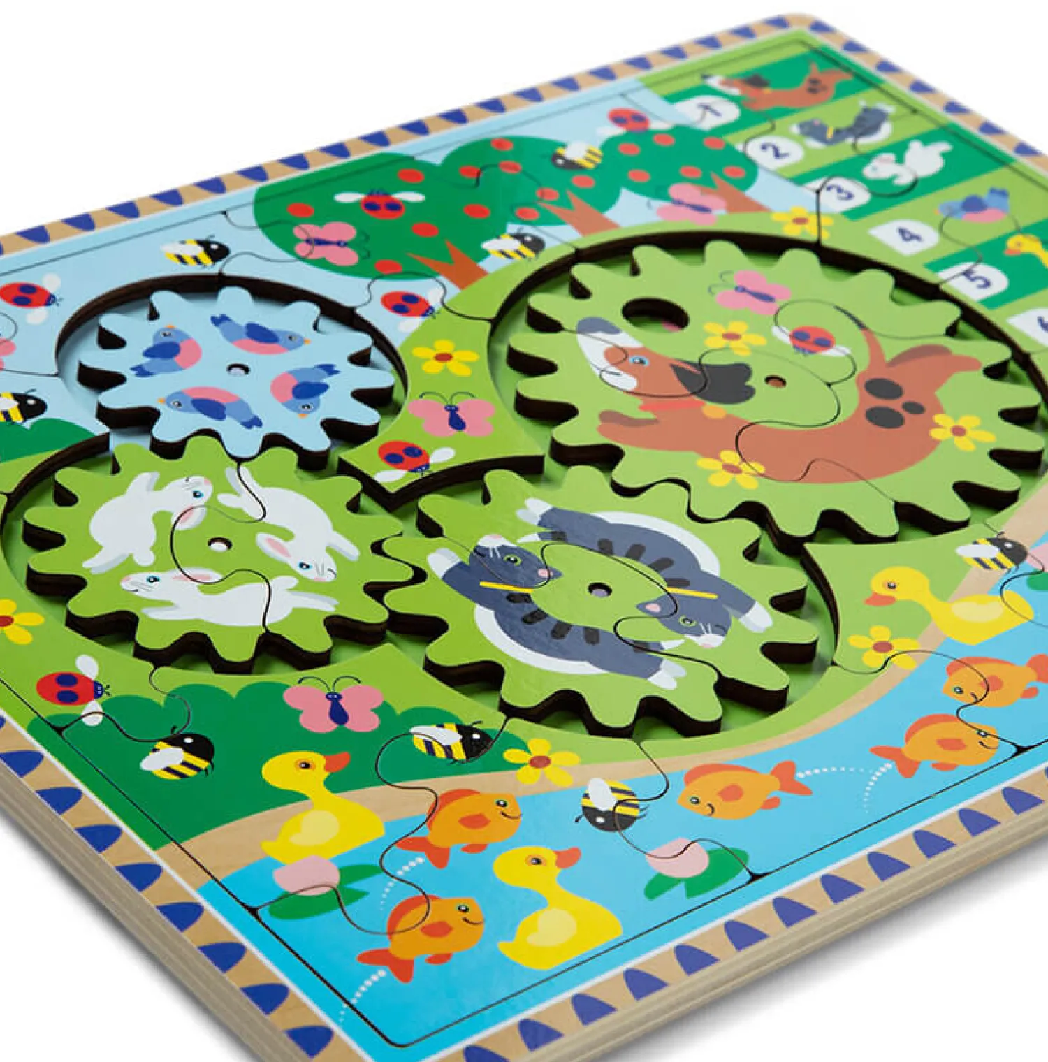 Drewniane|Puzzle | Melissa & Doug Drewniana układanka zwierzęta