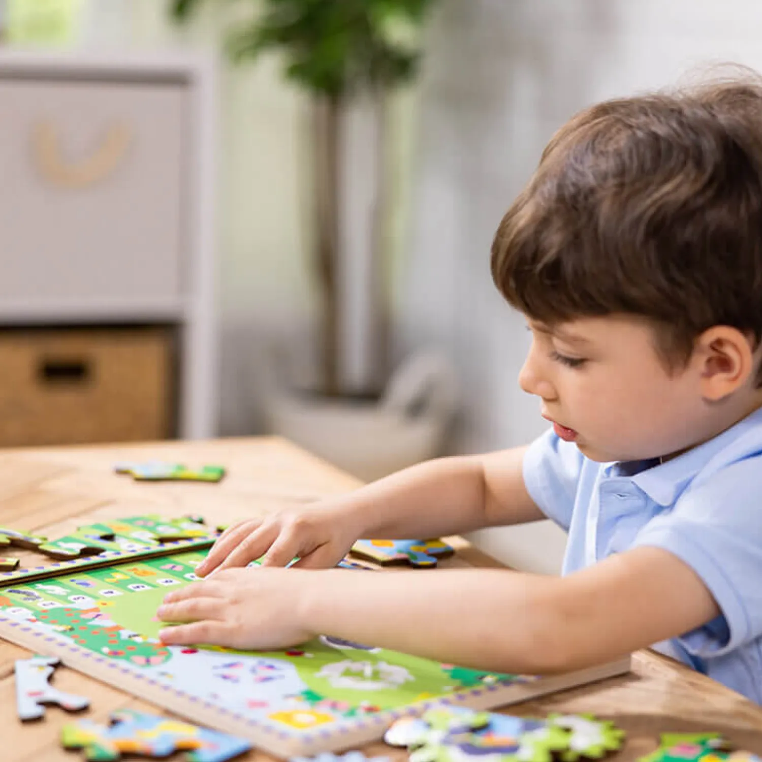 Drewniane|Puzzle | Melissa & Doug Drewniana układanka zwierzęta