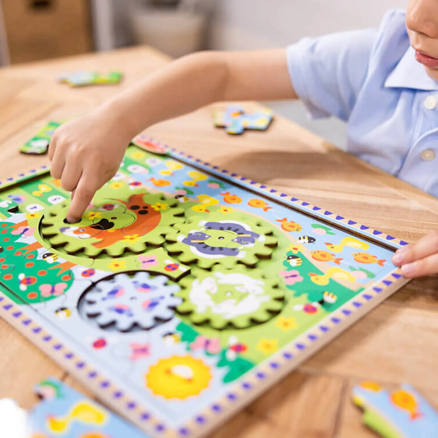 Drewniane|Puzzle | Melissa & Doug Drewniana układanka zwierzęta