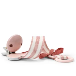 Drewniana zawieszka do smoczka - Candy Stripes