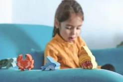 3 Lata +|4 Lata + | Tender Leaf Toys Drewniane figurki do zabawy - zwierzęta morskie