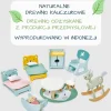 3 Lata +|2 Lata + | Tender Leaf Toys Drewniane meble do domku dla lalek - pokój dziecięcy