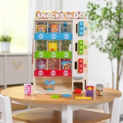 6 Lat+|3 Lata + | Melissa & Doug Drewniany automat Snack to Go