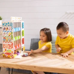6 Lat+|3 Lata + | Melissa & Doug Drewniany automat Snack to Go