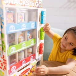 6 Lat+|3 Lata + | Melissa & Doug Drewniany automat Snack to Go