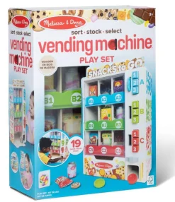 6 Lat+|3 Lata + | Melissa & Doug Drewniany automat Snack to Go