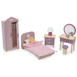 Akcesoria Dla Lalek|Drewniane | Tender Leaf Toys Drewniany domek XXL z wyposażeniem, Mulberry Mansion