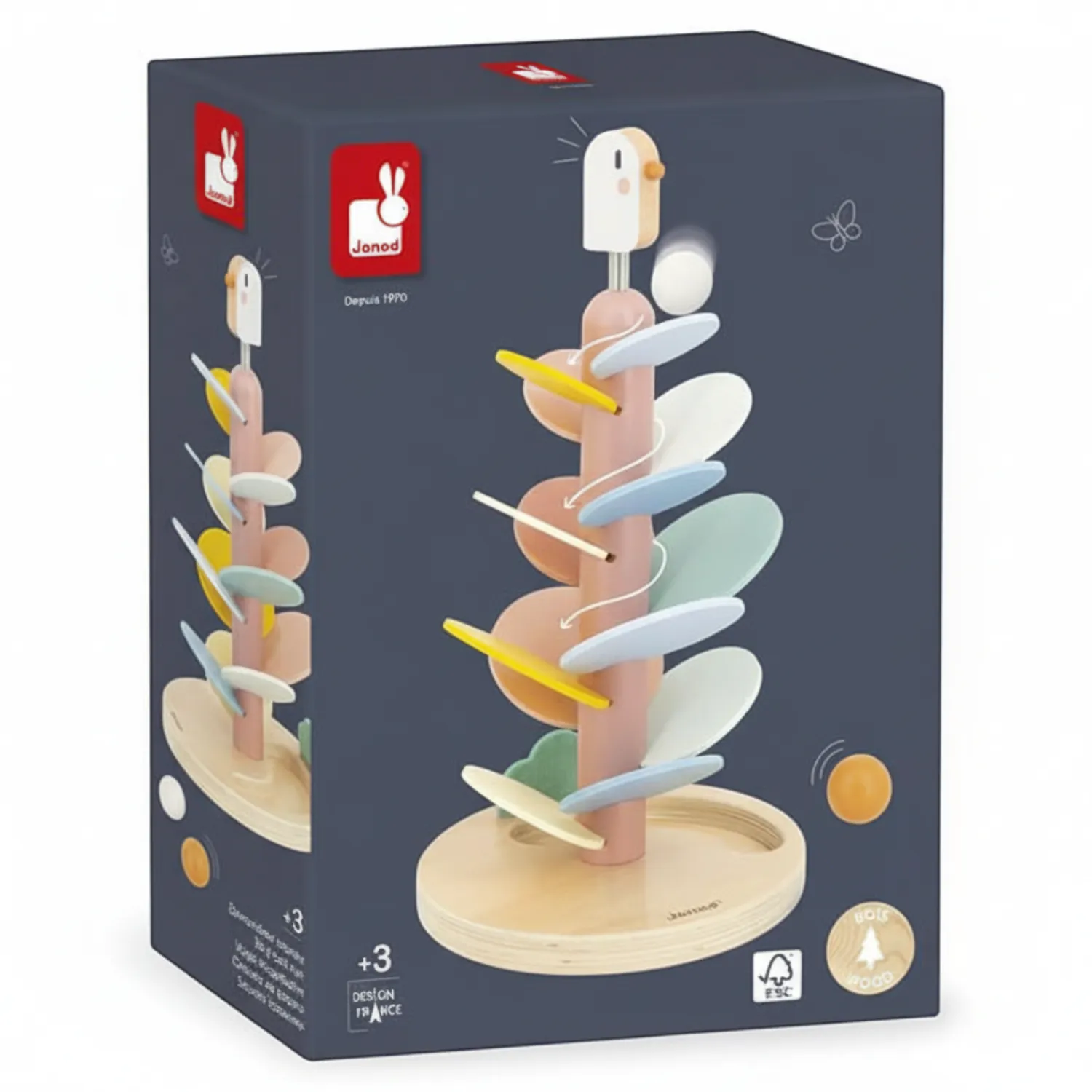 3 Lata +|4 Lata + | Janod Drewniany kulodrom Ptaszek Sweet Cocoon 3+